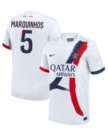 Paris Saint-Germain Marquinhos #5 Venkovní Dres 2024-25 Krátký Rukáv